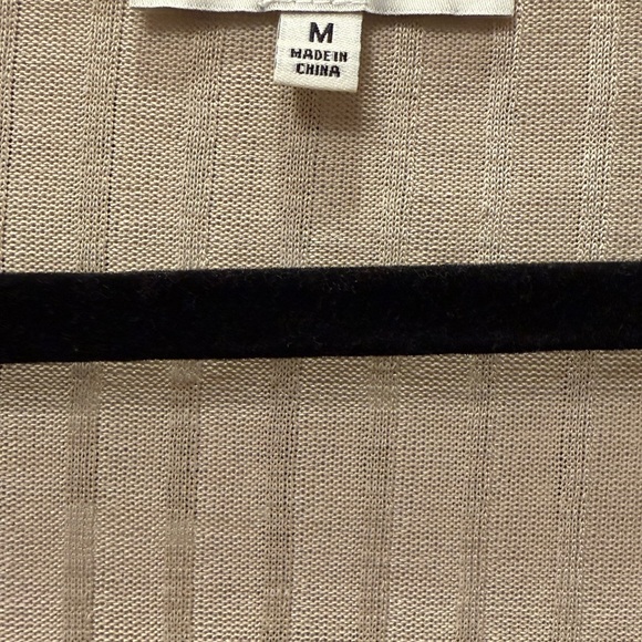 Neutral Ribbed Long Sleeve Top - Picture 3 of 6